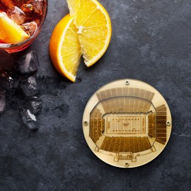 Layered Wood Coaster with Logo