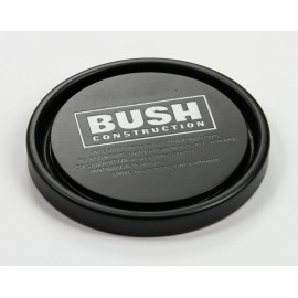 Round Double Rim Coaster with Logo