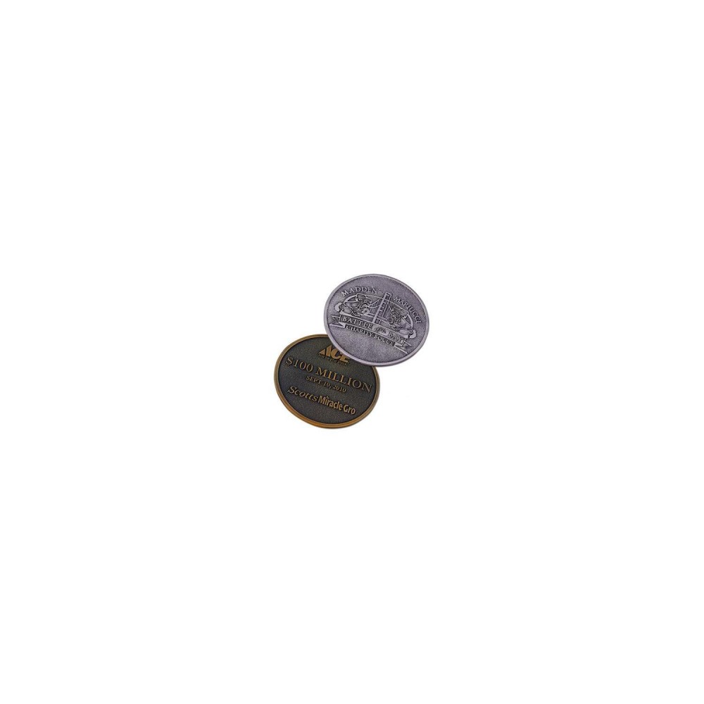 3.5" Custom Zinc Alloy Executive Coaster Custom Imprinted 3.5" Custom Zinc Alloy Executive Coaster Custom Imprinted