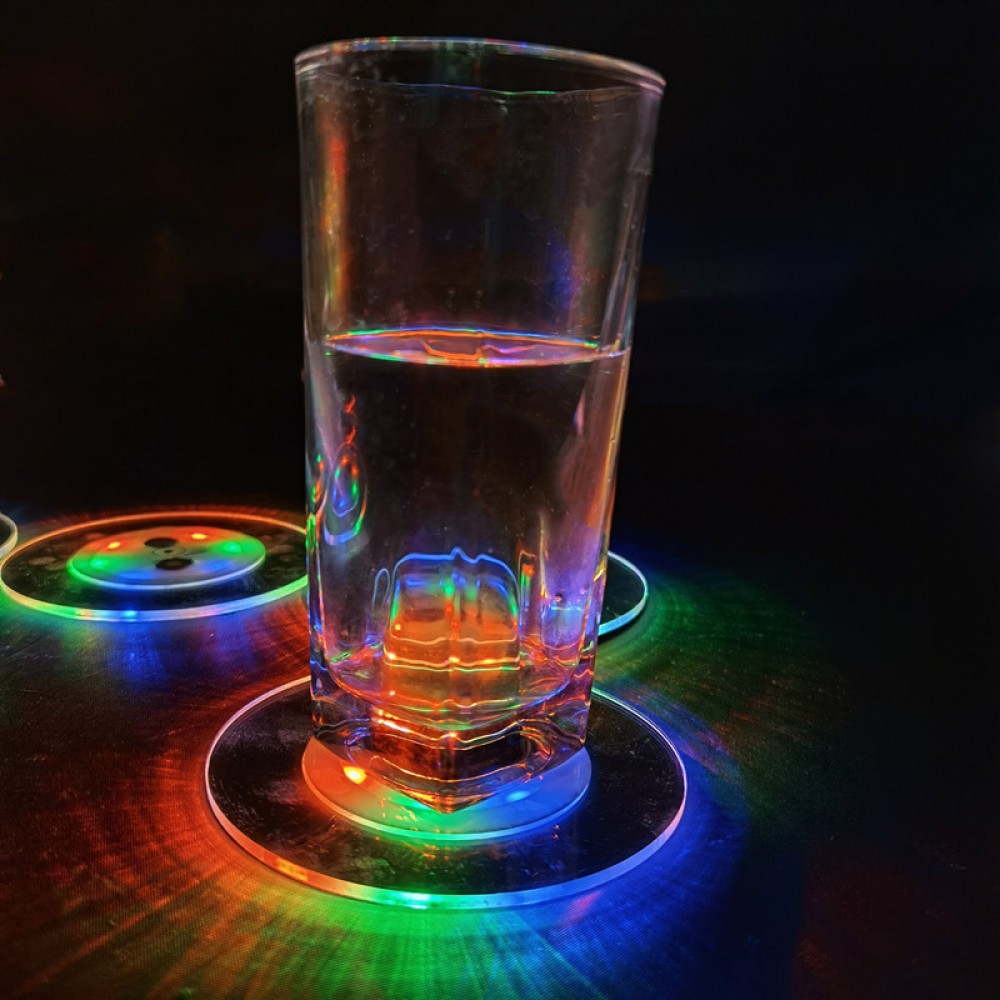 Light Up Coasters for Party with Logo