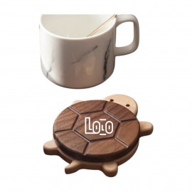 Logo Branded Funny turtle shaped coaster