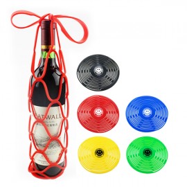 Multi-Functional Wine Carrier & Coaster with Logo