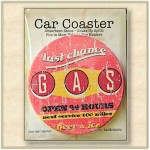 Single Packaged Absorbent Stone Car Coaster (2.5" Diameter) - Full Bleed Print with Logo