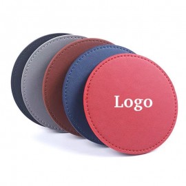 PU Leather Coasters Set of 8 with Holder with Logo