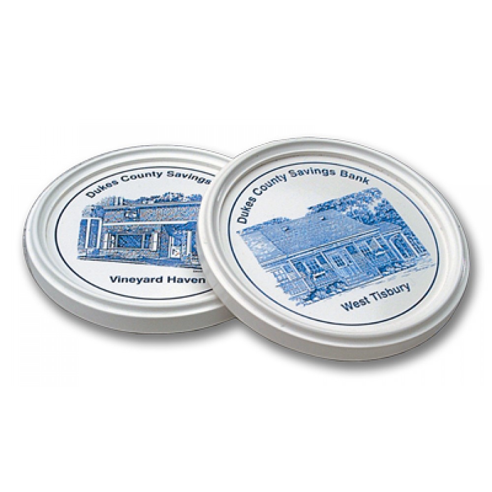 Stonecast Multi Rim Coaster Logo Branded Stonecast Multi Rim Coaster Logo Branded