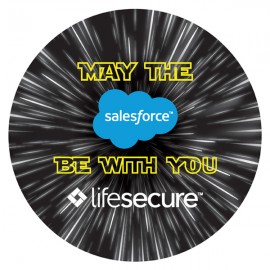 Premium Rubber Full Color Dye Sublimation 5" Round Grande Coasters with Logo