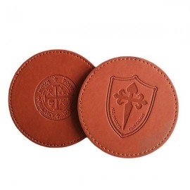 Customized Elegant Leather Coasters  Customized Elegant Leather Coasters