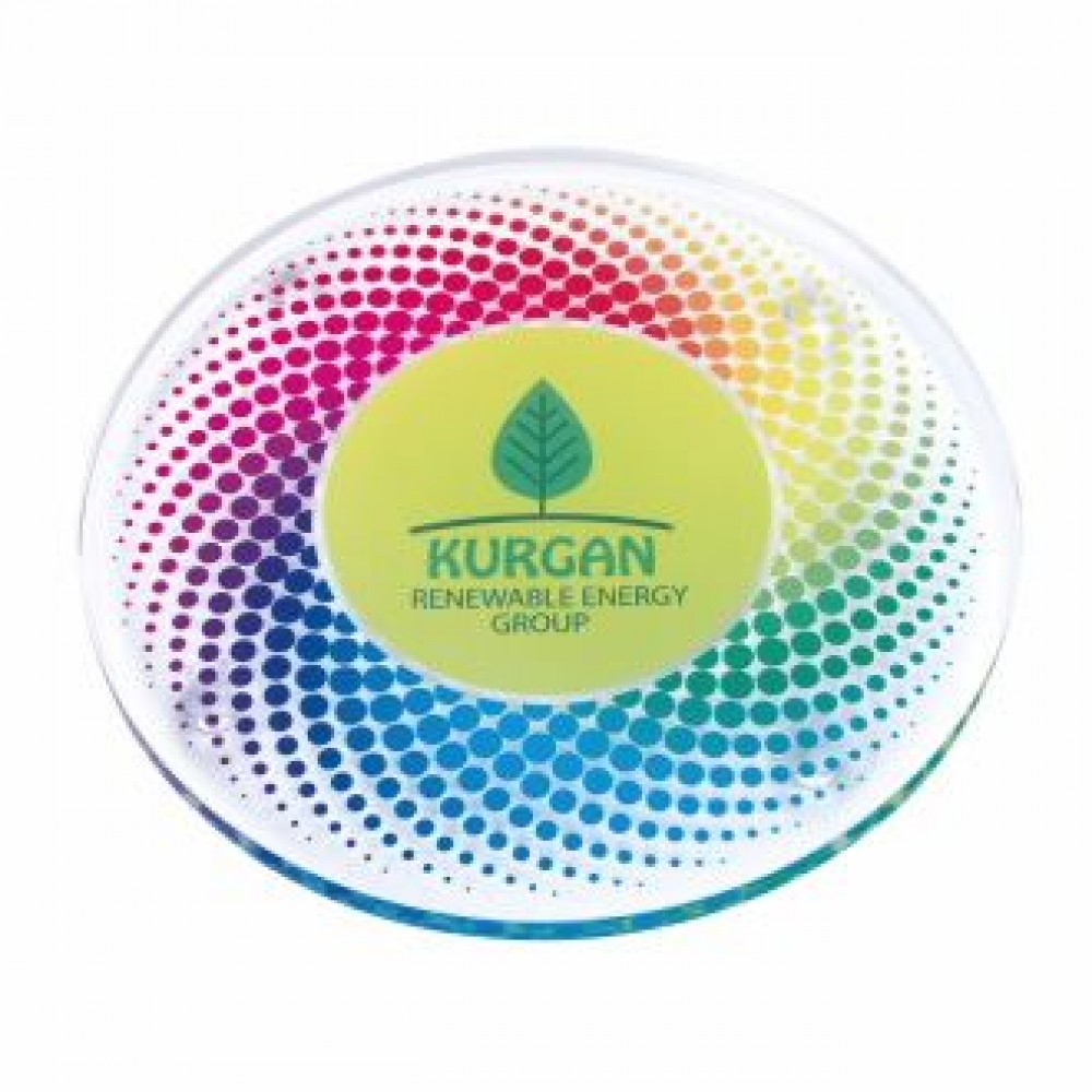 Logo Branded Good Value Round Acrylic Coaster Logo Branded Good Value Round Acrylic Coaster