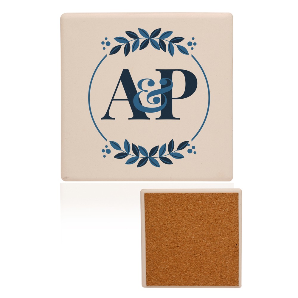 Custom Personalized Ceramic Coasters 4"