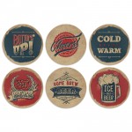 Neoprene Round Coasters with Logo