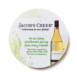 Seed Paper Coaster - 3 circle with Logo