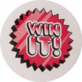 40 Pt. 3.5" High Density Pulp Board Coaster (Round) with Logo