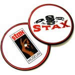 2-Sided Record Label Coasters - 2 Sided Custom - Bulk with Logo