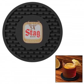 Customized Heavy Duty Round PVC Soft Rubber Coaster