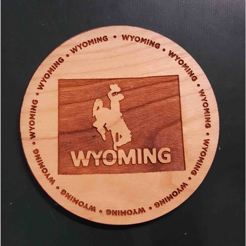 Promotional Hardwood State Coasters