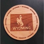 Promotional Hardwood State Coasters