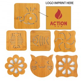 Bamboo Heat Insulation Pad with Logo