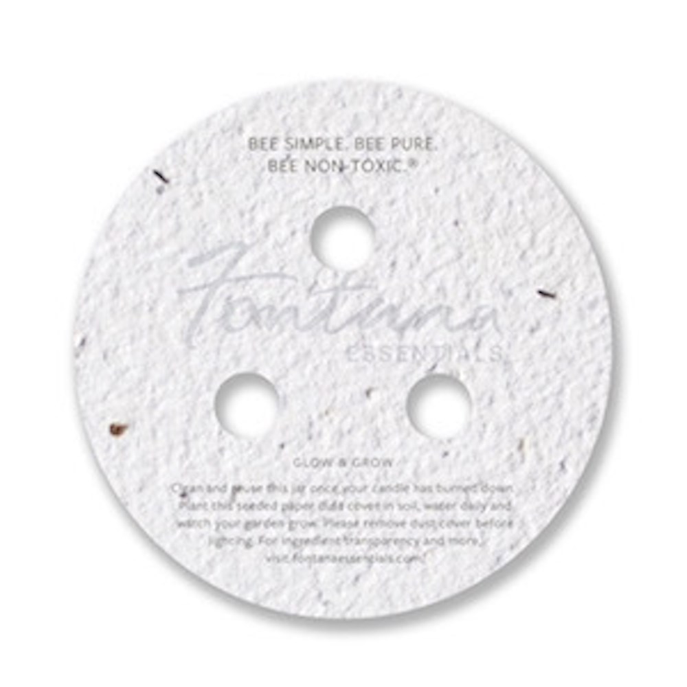 Custom Seed Paper Candle Dust Cover Custom Seed Paper Candle Dust Cover