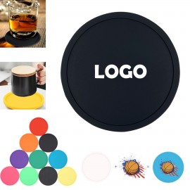 Silicone Insulated Cup Coaster with Logo