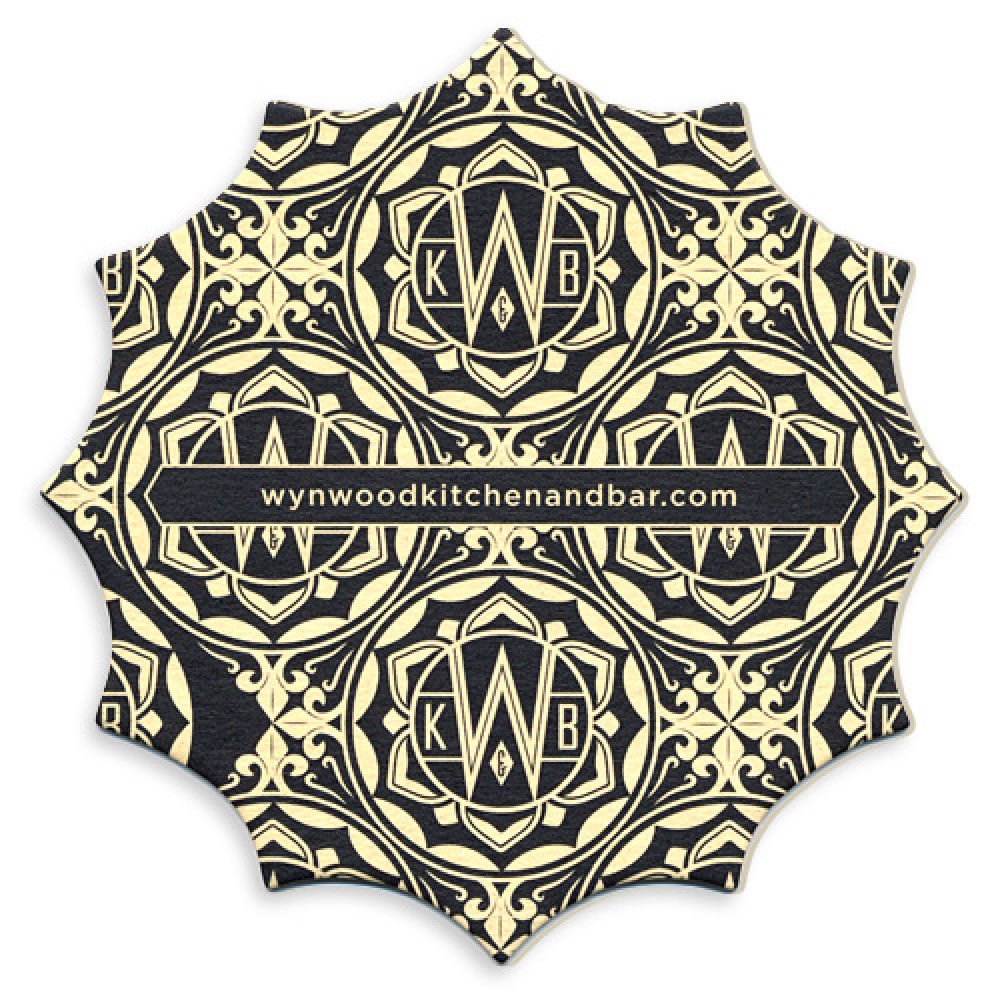 Custom Printed Light Weight Custom Shape Coaster Custom Printed Light Weight Custom Shape Coaster
