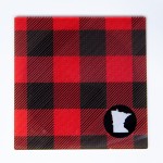 Personalized Square Acrylic Coasters w/Cork Back (4")