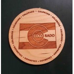 Customized 3.5" - Colorado Hardwood Coasters