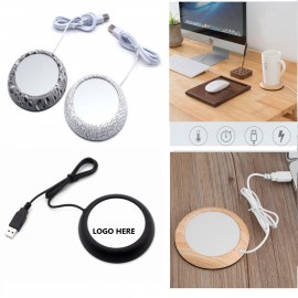 USB Cup Warmer Heating Coaster with Logo