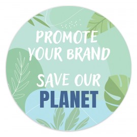 FULL BLEED 4" Round 60 pt. Pulpboard Coasters LOW QTY with Logo