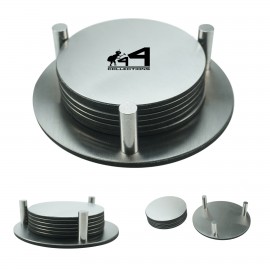 Logo Branded Stainless Steel Coaster Mat