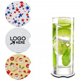 Logo Branded Foam Auto Cup Holder Coaster
