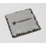 Chiseled Edge Coaster with Accent Wash with Logo