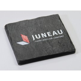 Promotional Square Shale-Texture Coaster (UV Print)  Promotional Square Shale-Texture Coaster (UV Print)