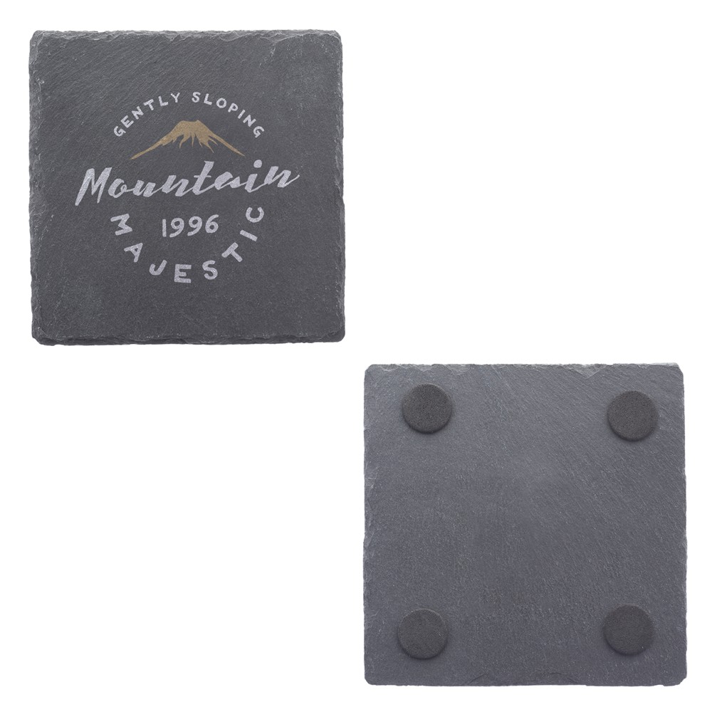 Promotional Ornate Slate Coasters