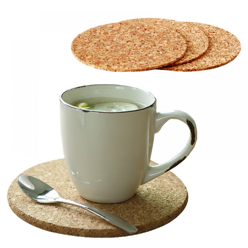 3.5" Round Cork Coasters Custom Imprinted 3.5" Round Cork Coasters Custom Imprinted
