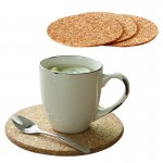 3.5" Round Cork Coasters Custom Imprinted