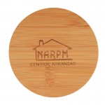 Personalized Oceanside 4" Bamboo Coaster