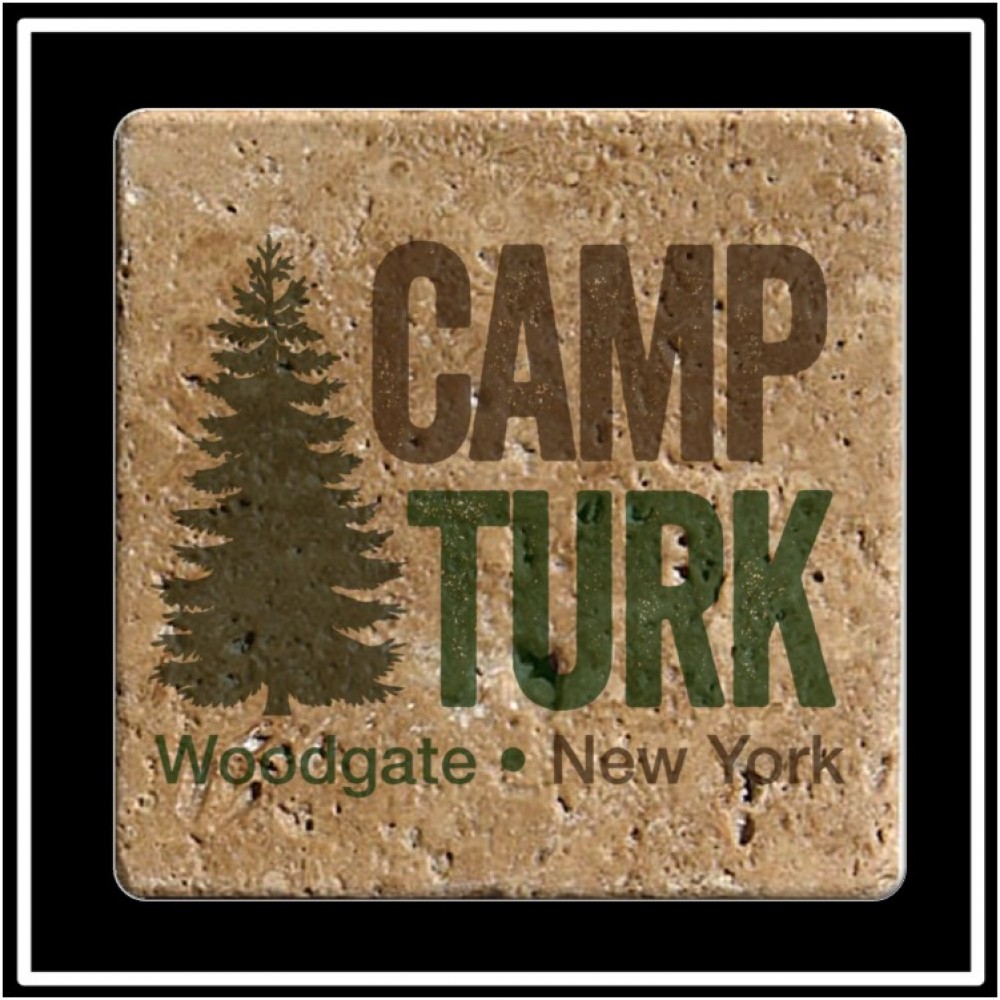 Custom Printed Faux Travertine Printed Square Coaster Custom Printed Faux Travertine Printed Square Coaster