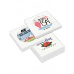 Promotional 4 Pack Full Color Ceramic Coasters In a Gift Box