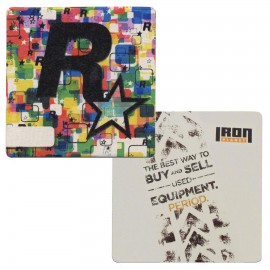 Personalized 80 pt Pulpboard Coaster, 3.5" Square, Digital