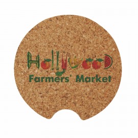 Cork Coaster, 2.5" Car with Logo  Cork Coaster, 2.5" Car with Logo