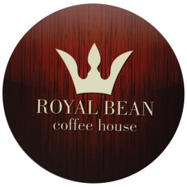 Custom Round Coaster, 3 3/4" Dia
