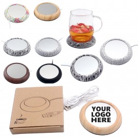 Coffee Mug USB Heating Coaster Warmer with Logo  Coffee Mug USB Heating Coaster Warmer with Logo