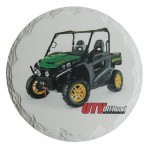 Custom Imprinted Round Layered Edge Absorbent Stone Coaster Basic Print