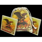 2 Square Layered Edge Coaster Pouch Set Full Bleed Pouch Print Logo Branded
