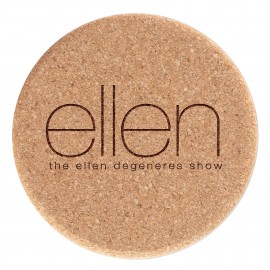 Logo Branded 4" Extra-Thick Cork Coaster  Logo Branded 4" Extra-Thick Cork Coaster