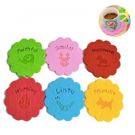 Logo Branded Felt Coasters for Drink  Logo Branded Felt Coasters for Drink