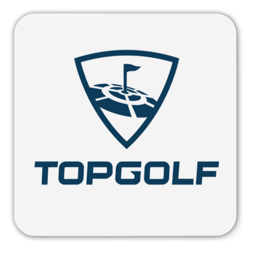 40 pt. Pulpboard Coaster, 3.5" Square with Logo