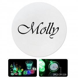 Led Sticker Coaster Discs with Logo