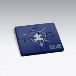 Square Puzzle-Texture Coaster (UV Print) with Logo