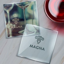 Promotional Glass Square Coaster (single)